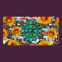 Gemtone And Sunflowers License Plate Premium Tee | Teevron