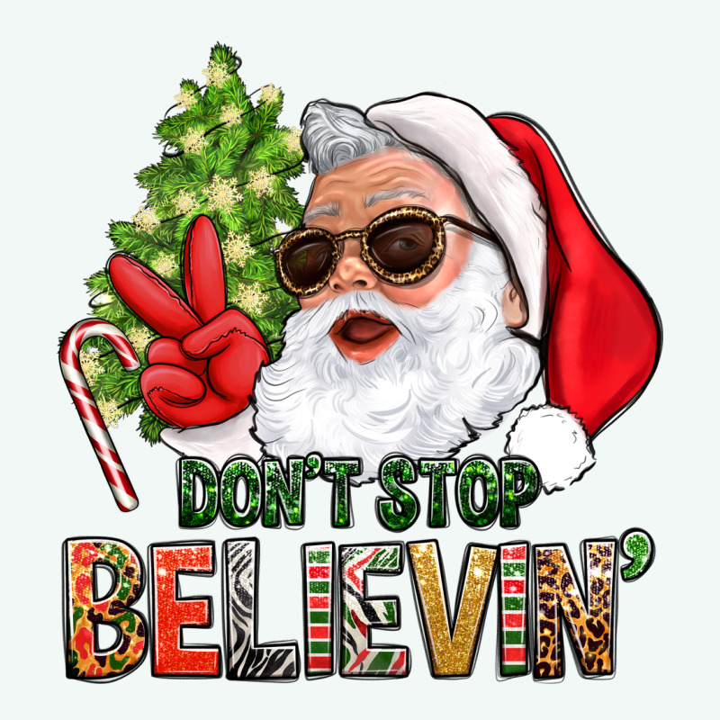 Don't Stop Believing Santa Premium Hoodie by BundleAndBundleShop | Teevron