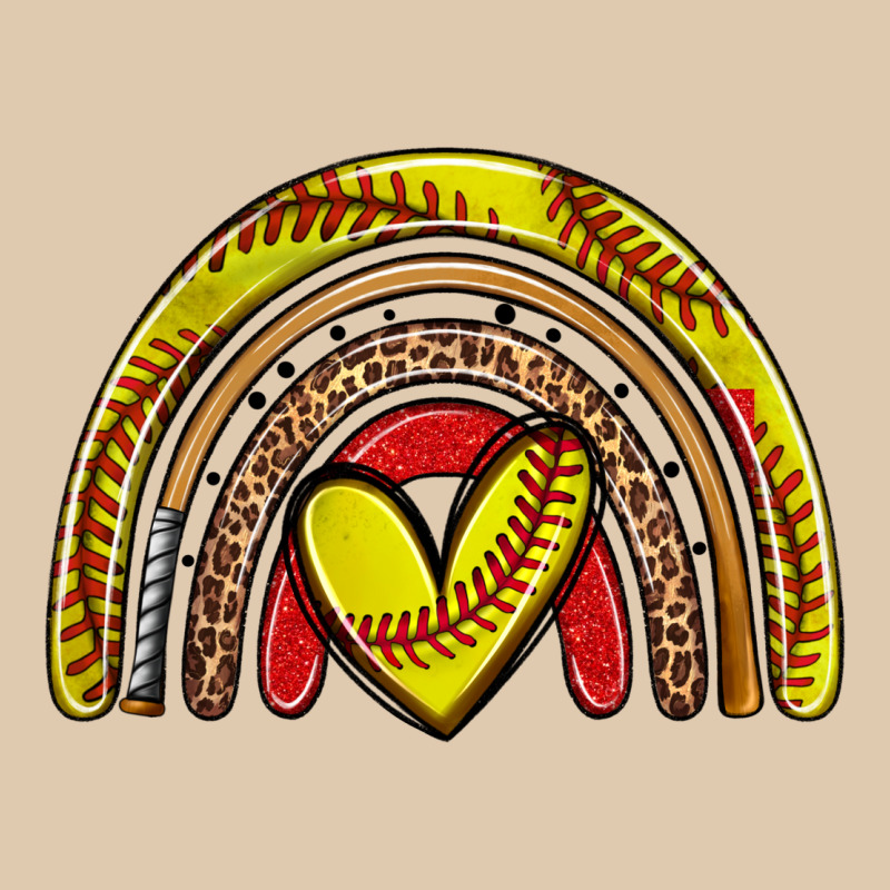 Softball Rainbow Heavyweight Sweatshirt by Zillion Design Studio | Teevron