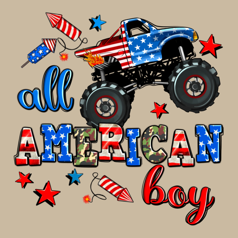 All American Boy  Monsterr Truck Long Sleeve Tee by AdoDesignShop | Teevron