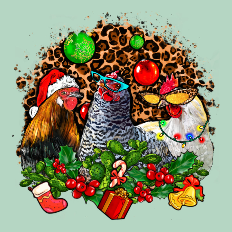 Christmas Party And Chickens Classic Tee by AdoDesignShop | Teevron