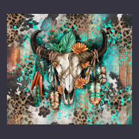Cowhide Bull Skull Vintage Hoodie | Teevron