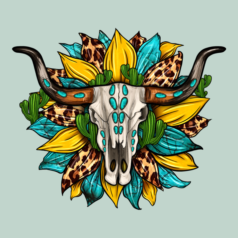 Bull Skull Gemstone Cactus Leopard Sunflower Zipper Hoodie by Artiststas | Teevron