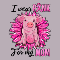 I Wear Pink For My Mom Pig Vintage Tee | Teevron