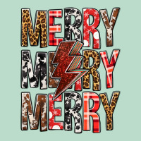 Merry Merry Merry Christmas Lightning Bolt Premium Hoodie | Teevron