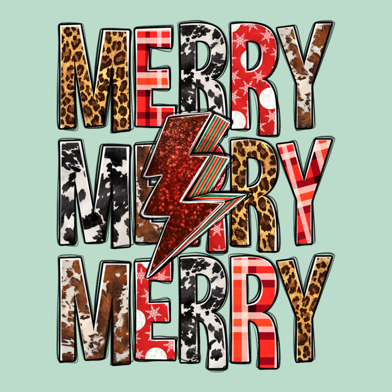Merry Merry Merry Christmas Lightning Bolt Premium Hoodie by BundleAndBundleShop | Teevron