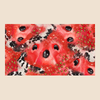 Watermelon Strawberry Cowhide Cup Urban Heavy Tee | Teevron