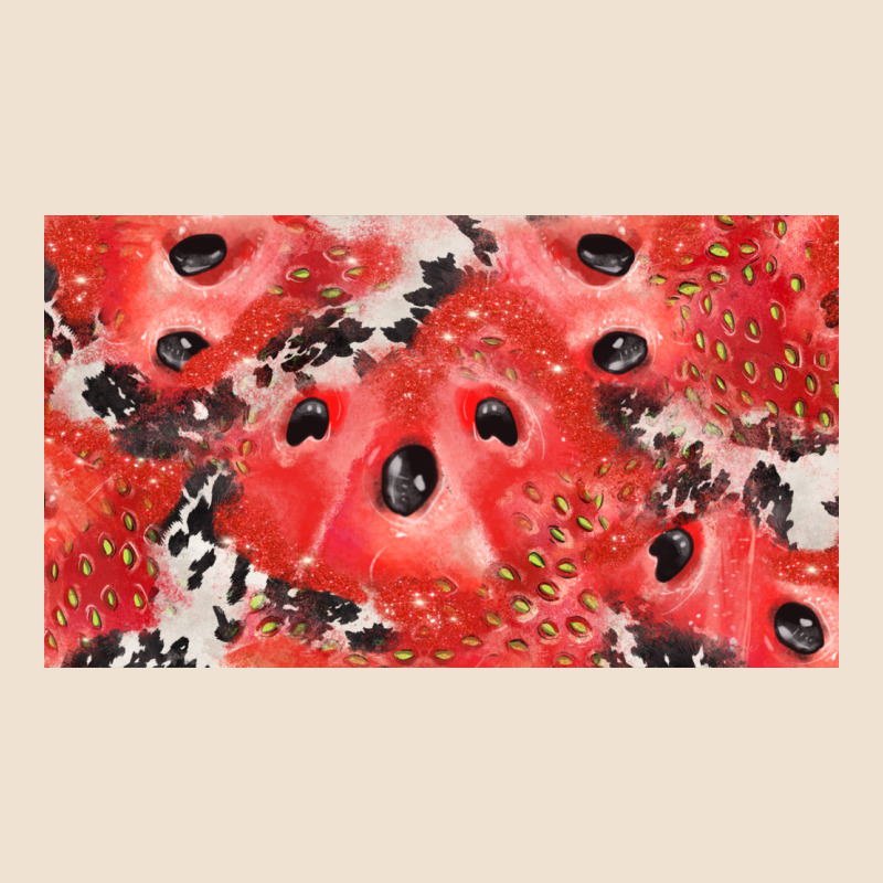 Watermelon Strawberry Cowhide Cup Urban Heavy Tee by BarkalooDesign | Teevron