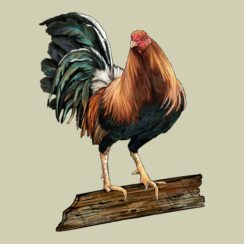 American Game Rooster Standing Heavy Core Tee by LillyAllenDesigns | Teevron