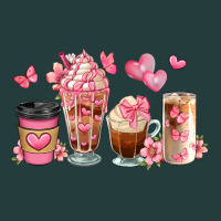 Floral Coffee Cups Classic Tee | Teevron