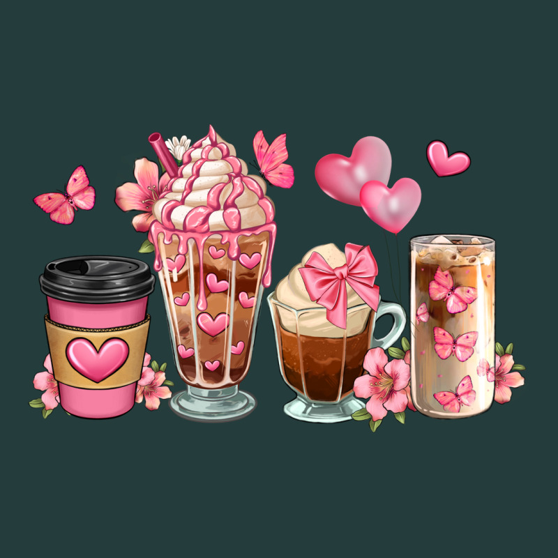 Floral Coffee Cups Classic Tee by JahusDesignShop | Teevron