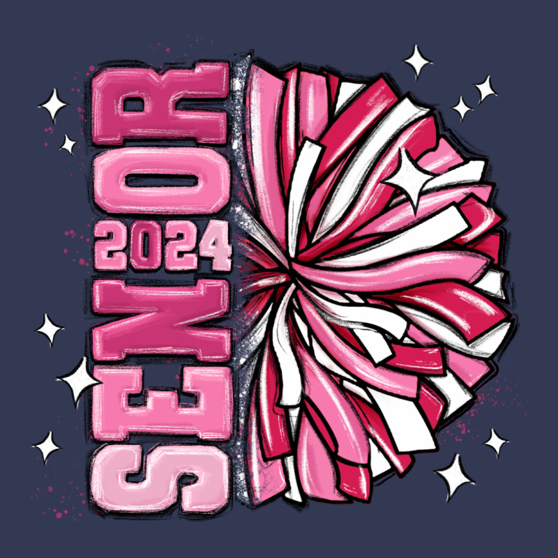 Senior 2024 Pink Cheer Heavyweight Hoodie by MaliasSmallBusiness | Teevron