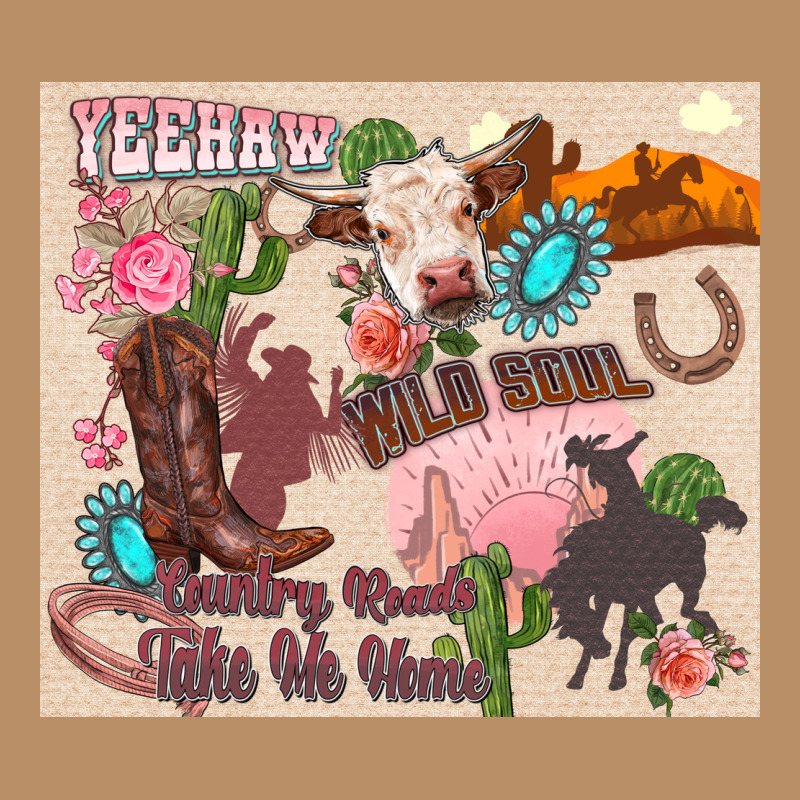 Yeehaw Western Vintage Hoodie by Zillion Design Studio | Teevron