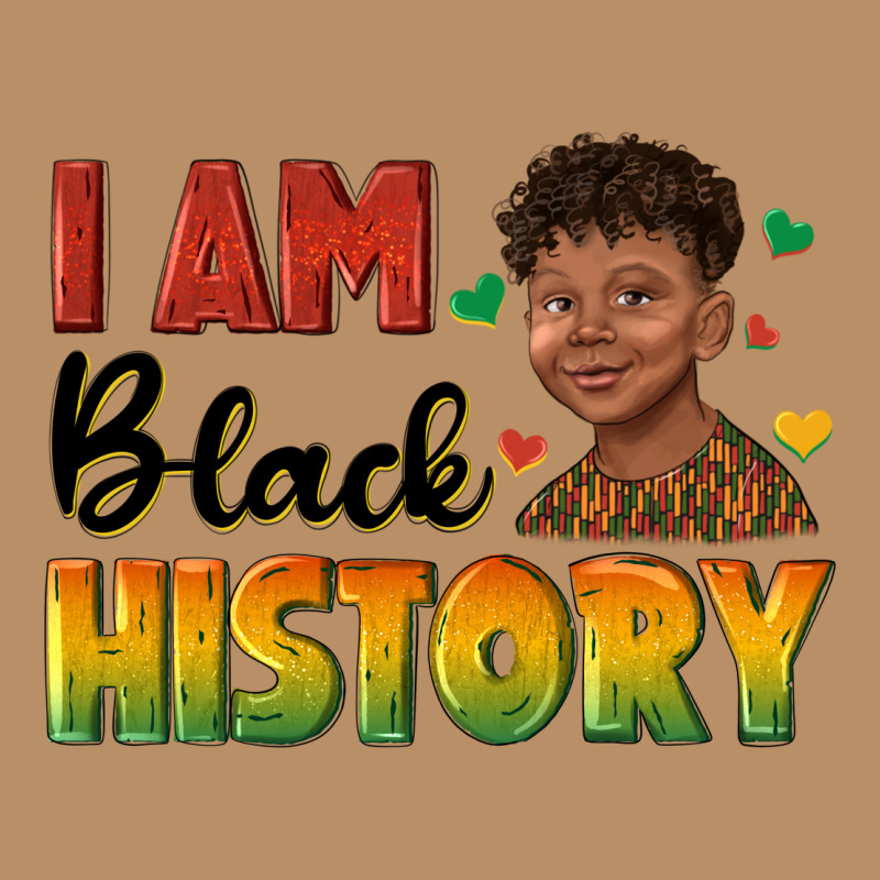 I Am Black History With Afro Black Boy Vintage Hoodie by texasbilliewilder | Teevron