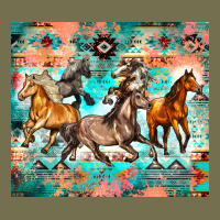 Western Running Horses Vintage Hoodie | Teevron