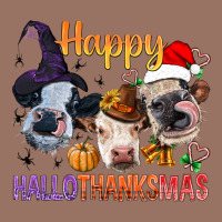 Happy Hallothanksmas Cows Premium Hoodie | Teevron