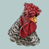 Dominique Rooster Head Heavy Core Tee | Teevron