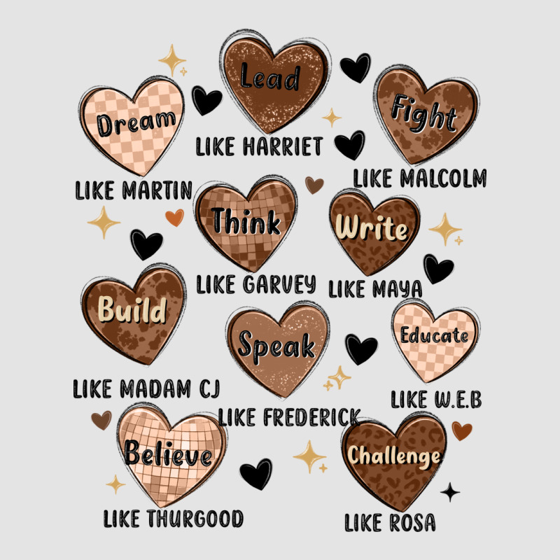 Black History Month Hearts Premium Sweatshirt by MaliasSmallBusiness | Teevron