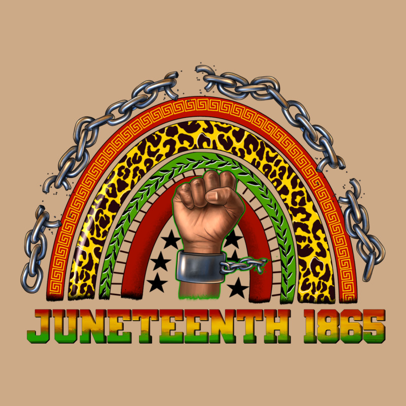 Juneteenth 1865 Rainbow Vintage Hoodie by texasbilliewilder | Teevron