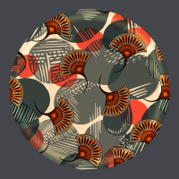 African Fabric Pattern Round Earrings 5 Classic Tee | Teevron
