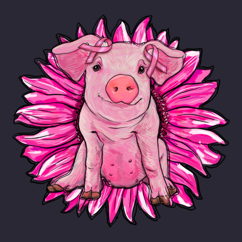 Pink Sunflower Pig Vintage Tee by RanaPortraitStore | Teevron