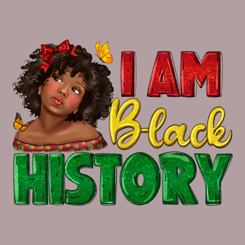 I Am Black History With Afro Black Girl Vintage Hoodie by texasbilliewilder | Teevron