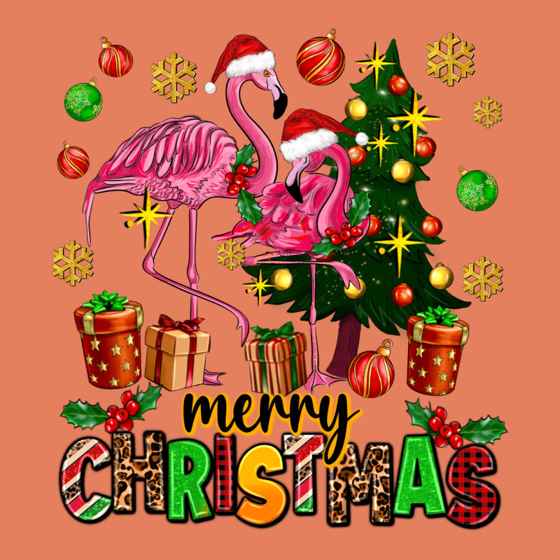 Flamingo Merry Christmas Classic Tee by AdoDesignShop | Teevron