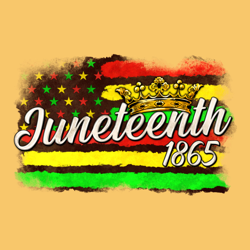 Juneteenth 1865 With Crown Flag Vintage Hoodie by texasbilliewilder | Teevron