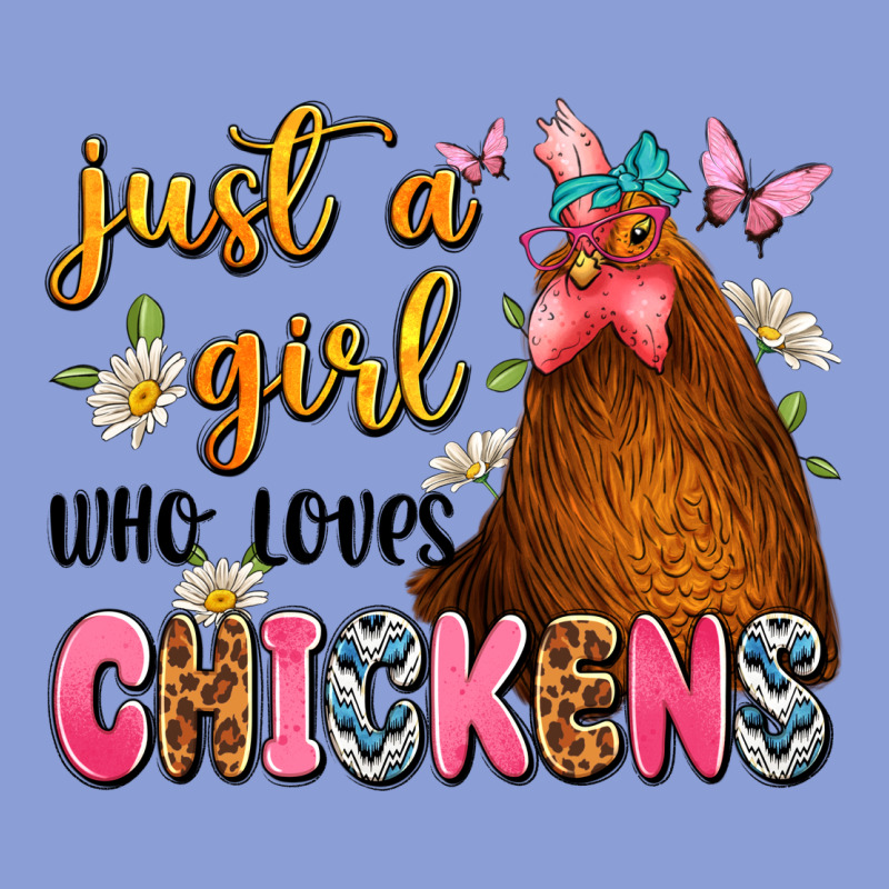 Just A Girl Who Loves Chickens Long Sleeve Tee by JahusDesignShop | Teevron