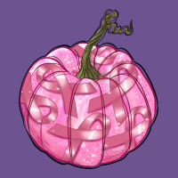Pink Pumpkin With Breast Cancer Ribbons Vintage Tee | Teevron