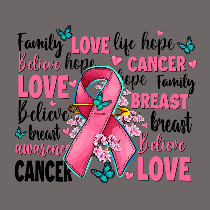 Breast Cancer Ribbons With Cancer Words Classic Tee by AdoDesignShop | Teevron