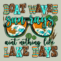 Boat Waves Sun Rays Aint Nothing Like Lake Days Long Sleeve Tee | Teevron