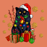 Black Cat Meowy Christmas Classic Tee | Teevron