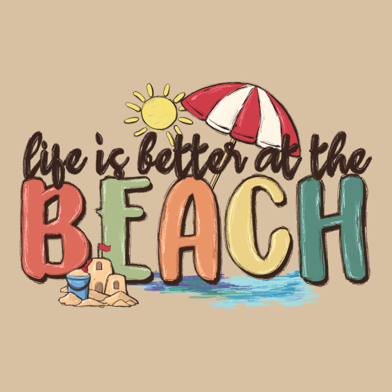 Life Is Better At The Beach Heavyweight Hoodie by MaliasSmallBusiness | Teevron