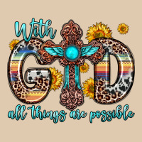With God All Things Are Possible Cross Heavyweight Sweatshirt | Teevron
