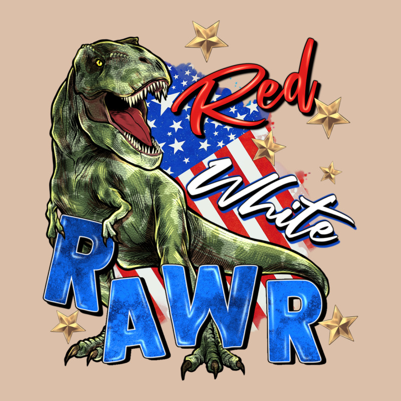 Red White Rawr Urban Heavy Tee by Zillion Design Studio | Teevron