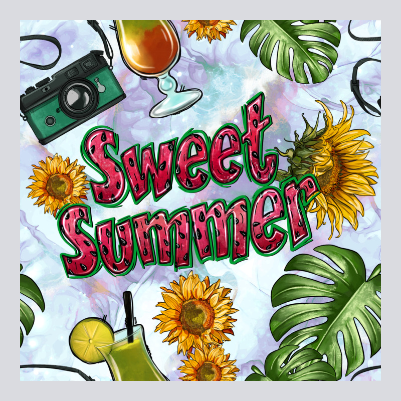 Sweet Summer Seamless Pattern Zipper Hoodie by BundleAndBundleShop | Teevron