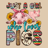 Just A Girl Who Loves Pigs Heavyweight Sweatshirt | Teevron