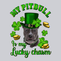 St Patricks Day My Pitbuli My Lucky Charm With Hat Heavyweight Sweatshirt | Teevron