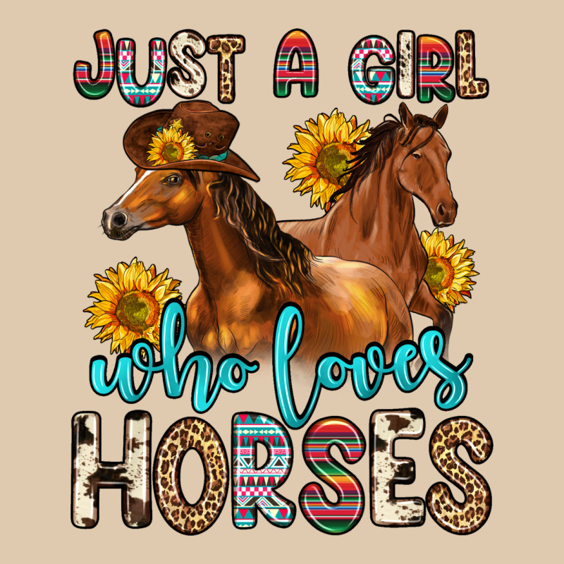 Just A Girl Who Loves Horses Heavyweight Sweatshirt by Zillion Design Studio | Teevron