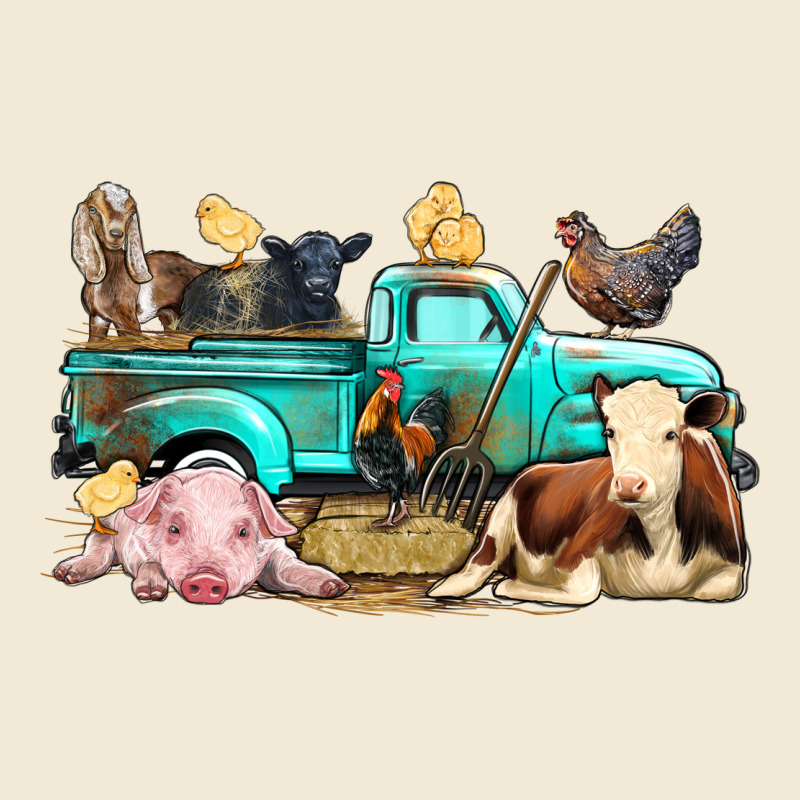 Farm Animals Truck Premium Hoodie by BundleAndBundleShop | Teevron
