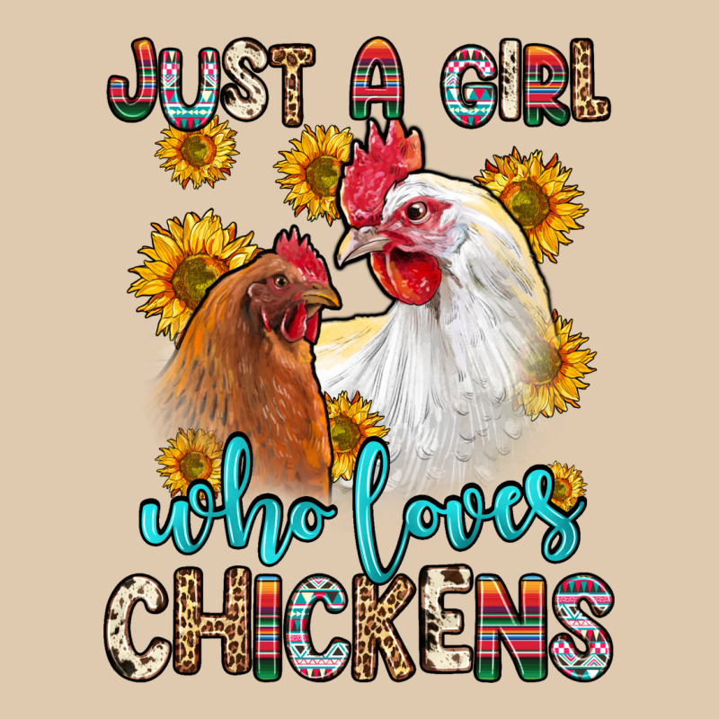 Just A Girl Who Loves Chickens Heavyweight Sweatshirt by Zillion Design Studio | Teevron