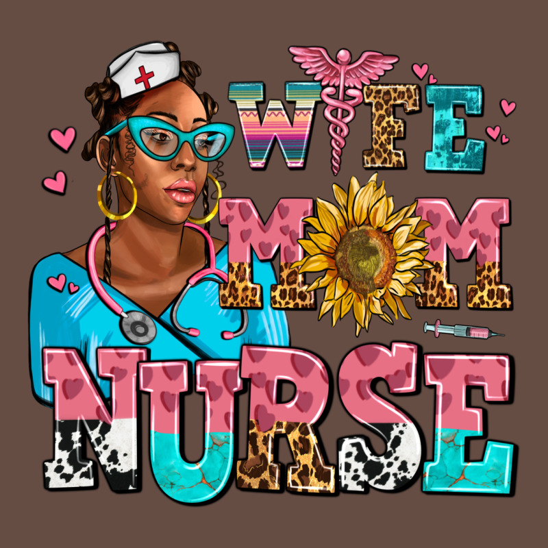 Afro Wife Mom Nurse Long Sleeve Tee by AdoDesignShop | Teevron