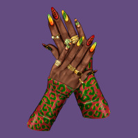 Juneteenth Nail Art With Afro Hand Vintage Hoodie | Teevron