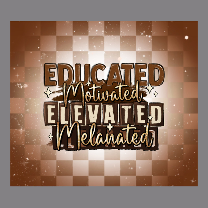 Educated Motivated Elevated Melanated Heavyweight Hoodie by MaliasSmallBusiness | Teevron