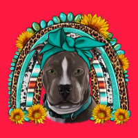 Western Pitbull Rainbow Zipper Hoodie | Teevron
