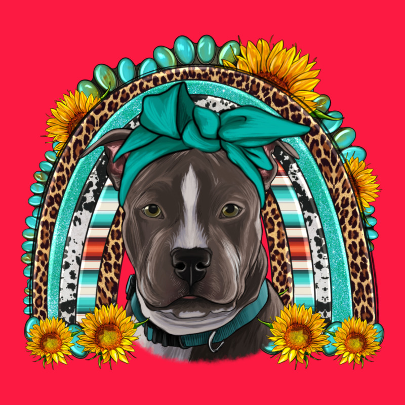 Western Pitbull Rainbow Zipper Hoodie by Artiststas | Teevron