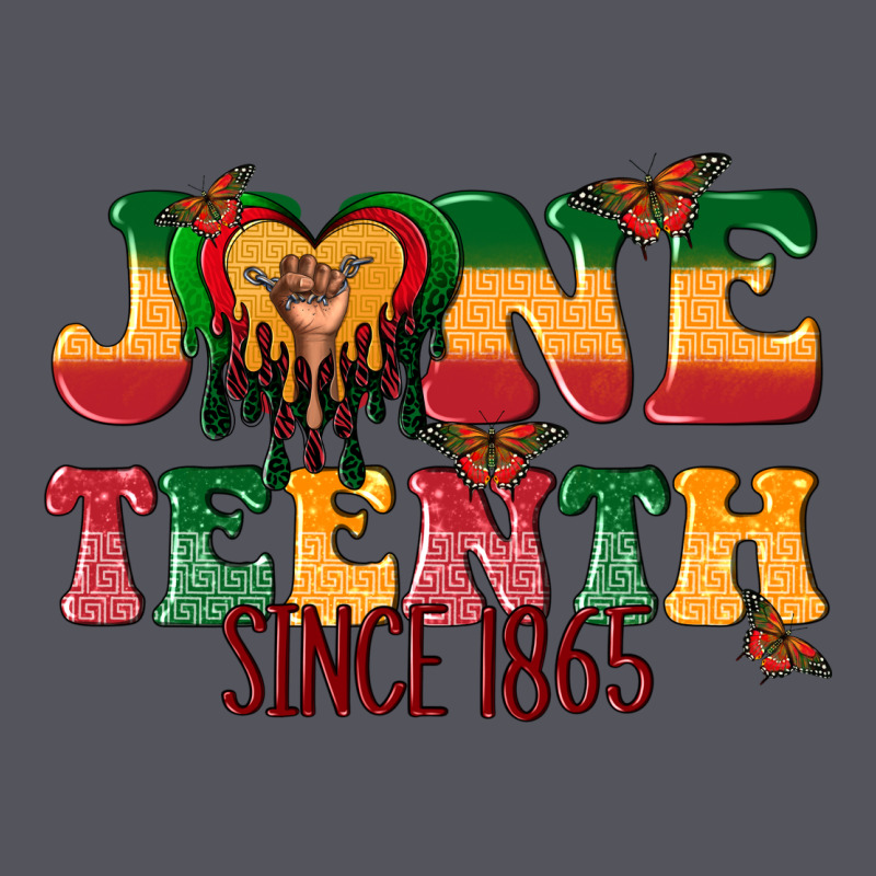 Juneteenth Since 1865 With Heart Vintage Hoodie by texasbilliewilder | Teevron