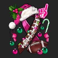 Pink Christmas Breast Cancer Ribbon Football Premium Hoodie | Teevron