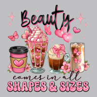 Beauty Comes In All Shapes And Sizes Coffee Cups Long Sleeve Tee | Teevron